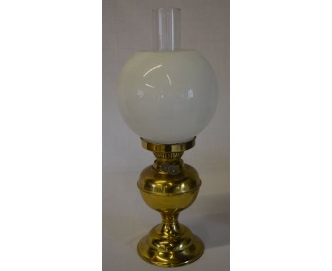 Brass oil lamp