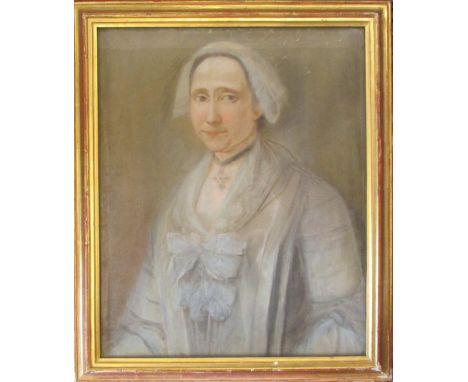 Coloured chalk portrait of a woman 53.5 cm x 64 cm