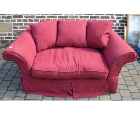 2 seater sofa with removable covers