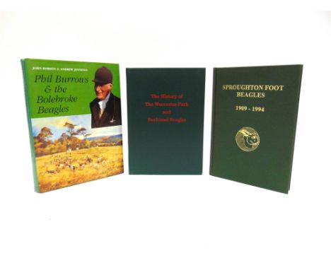 [HUNTING]  Nockold, Margaret. A History of the Sproughton Foot Beagles 1909-1994, limited edition 110/230, SIGNED BY AUTHOR, 