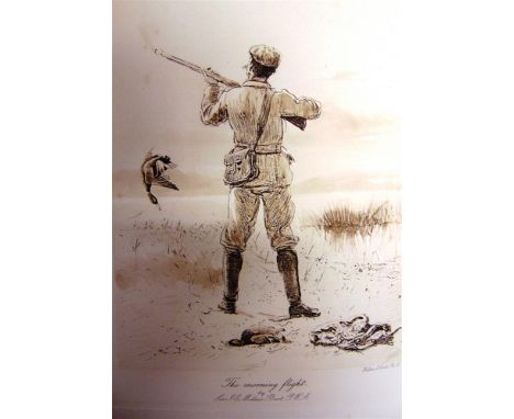 [SHOOTING]. WILDFOWL  Millais, John Guille. The Wildfowler in Scotland, Longmans, Green & Co., London, 1901, half art vellum,