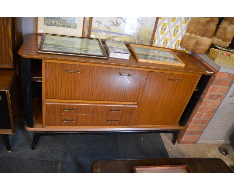 Lebus 60's/70's Sideboard with Black Tamour Sides
