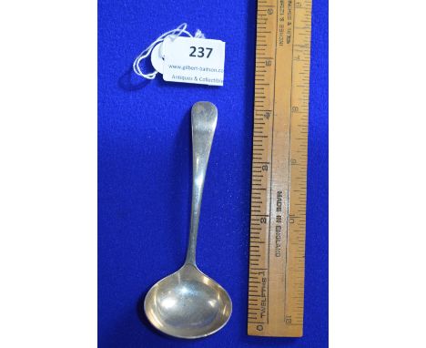 Hallmarked Silver Ladle - Sheffield 1937, approx 25g 