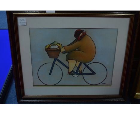 Framed Original Pastel by Peter Bell (Hull Artist) 