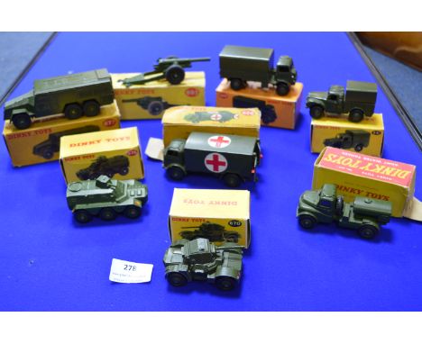 Boxed Dinky Toy Army Vehicles 