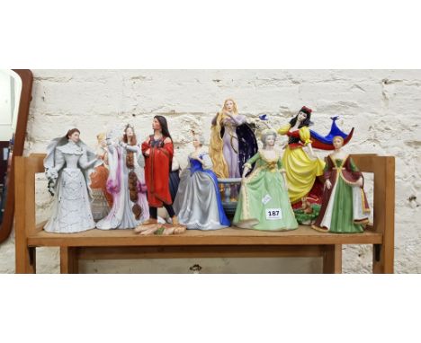 SHELF LOT OF FIGURES
