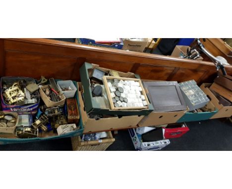 LARGE QUANTITY OF WATCH AND CLOCK REPAIR ITEMS, TOOLS, PARTS AND ACCESSORIES