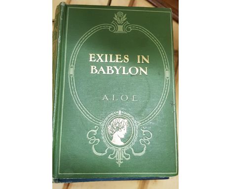 4 ANTIQUE BOOKS WITH ART NOUVEAU DECORATED SPINES