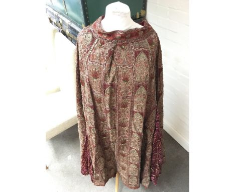 An elaborate Indian dress item.