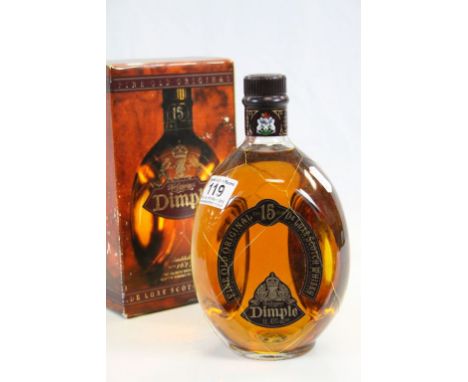 Boxed Bottle of ' The Original Dimple Scotch Whiskey, 1 Litre