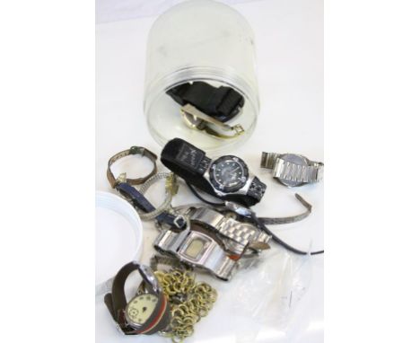 Collection of approximately 16 Ladies and Gents Wristwatchs, Quartz and Mechanical including Sekonda, Timex, Vestex, Tissot, 