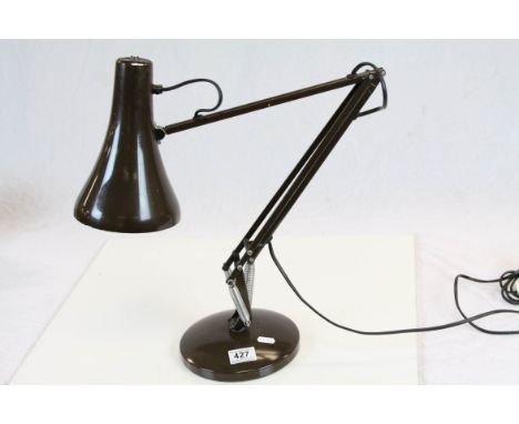 Retro Brown Anglepoise Desk Lamp