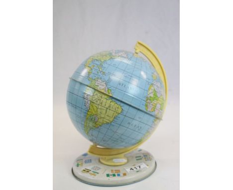 Vintage Chad Valley Tin Plate Globe