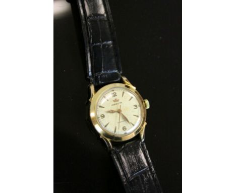 Vintage Gents "Marvin Hermetic" Wristwatch, with Gold plated Bezel &amp; sweep seconds hand, approx 31mm diameter, not counti