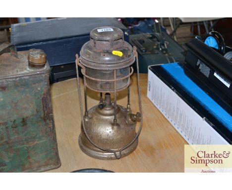 A paraffin lamp