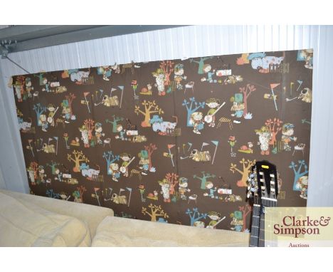A large canvas depicting the Magic Roundabout characters