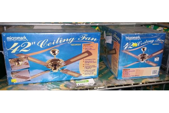 2x Micromark 42 Georgia Ceiling Fan Kits