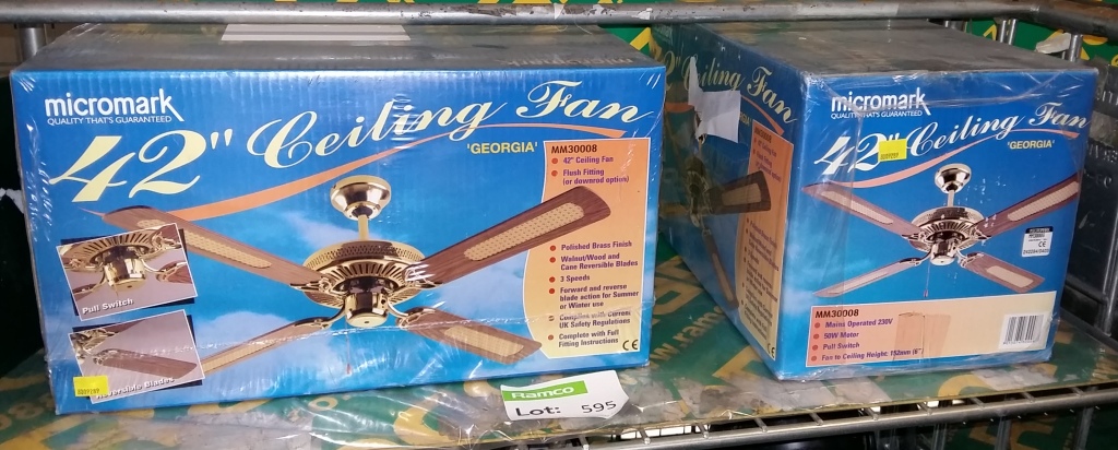 2x Micromark 42 Georgia Ceiling Fan Kits