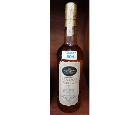 1 BOTTLE - GLENGOYNE SINGLE HIGHLAND MALT SCOTCH WHISKY, 1969 VINTAGE RESERVE, BOTTLE NUMBER 784 FROM A LIMITED EDITION OF 27