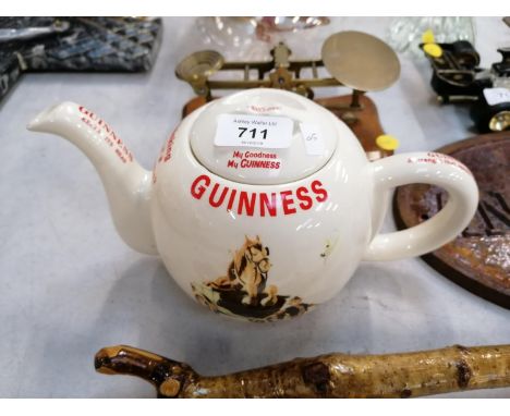 A GUINNESS CARLTON WARE CERAMIC TEAPOT 