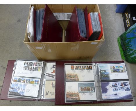 Five albums of first day covers, 1980s to 2000s **PLEASE NOTE THIS LOT IS NOT ELIGIBLE FOR POSTING AND PACKING** 