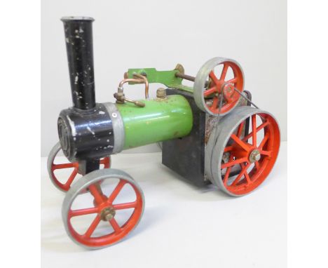 A Mamod TE1 traction engine 