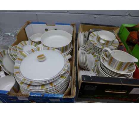 Two boxes of Midwinter Sienna dinnerwares **PLEASE NOTE THIS LOT IS NOT ELIGIBLE FOR POSTING AND PACKING**