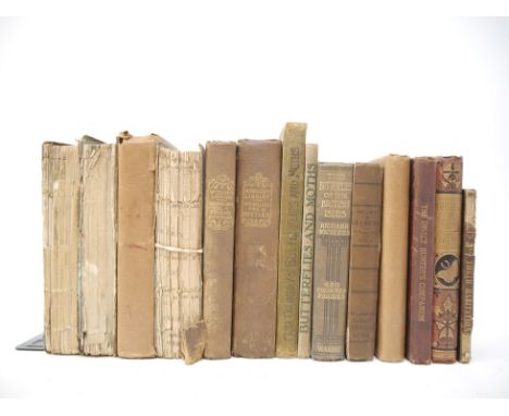 A collection of books on butterflies, moths and insects, including several volumes 'The Naturalist's Library', edited Sir Wil