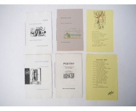 (Toni Savage, Rigby Graham, New Broom Private Press), Jack Woolgar: 'Poetry', illustrated Rigby Graham, Leicester, Toni Savag