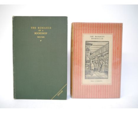 William Y. Darling: 'The Bankrupt Bookseller', Edinburgh, Grant, 1947, 1st collected edition, typed letter signed by author m