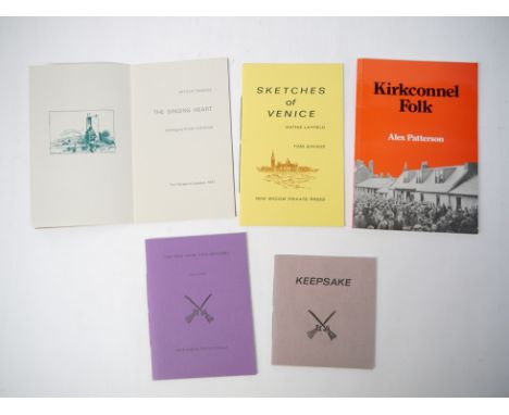(Toni Savage, Rigby Graham, New Broom Private Press), Arthur Caddick: 'The Singing Heart', illustrated Rigby Graham, Leiceste