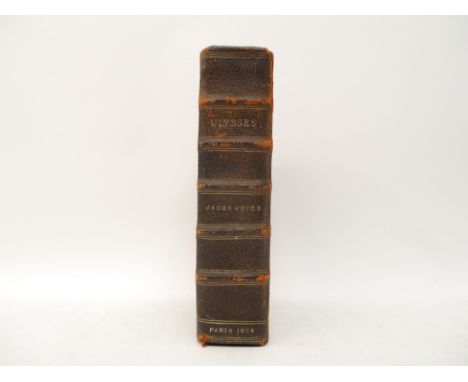 James Joyce: 'Ulysses', Paris, Shakespeare &amp; Company, January 1924, 4th printing, copy of T.S. Matthews (1901-1991), Amer