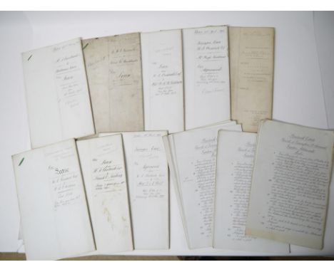 A small collection of late 19th/early 20th Century documents relating to the Terrington Estate, Terrington St. Clement, West 