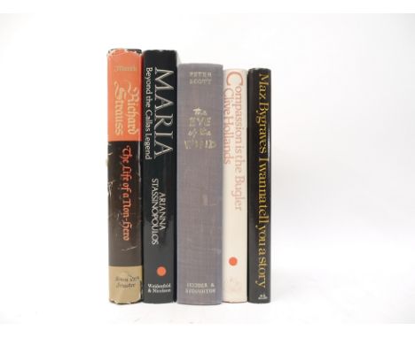 Five assorted books all signed and inscribed/with autograph letters to Victor Ross (1919-2021), incl. Max Bygraves signed & i