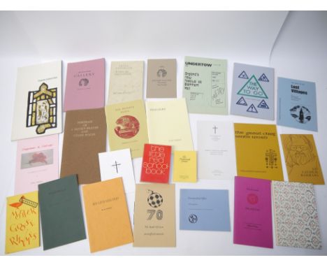 (Offcut Press, Saint Bernard Press, Leicester School of Printing, Toni Savage), a collection of various Leicestershire Privat