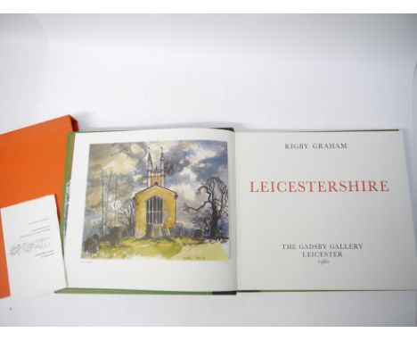 Rigby Graham: 'Leicestershire', Leicester, The Gadsby Gallery, 1980, limited edition (150), signed Rigby Graham &amp; Trevor 