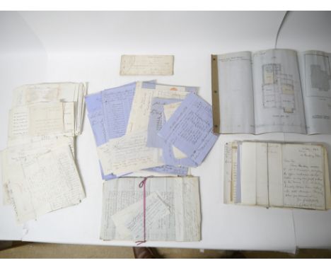 A good quantity of mainly Edinburgh 19th Century Documents and letters, including packet of Edinburgh letterheads, circa 1870