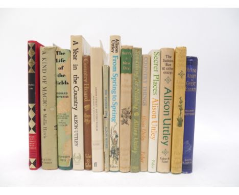 Alison Uttley. A Collection of works including Plowmen's Clocks 1952, The Button Box 1968, Secret Places 1972, all illustrate