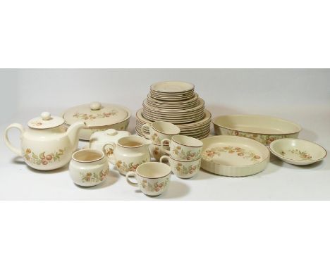 A collection of dinnerware/teaware, to include Hornsea 'Bon Appetit' Hornsea Vitramic 'Contrast' lidded tureens, Country Blos