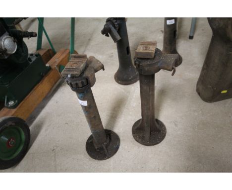 A pair of 1950's / 60's Fordson tractor jacks
