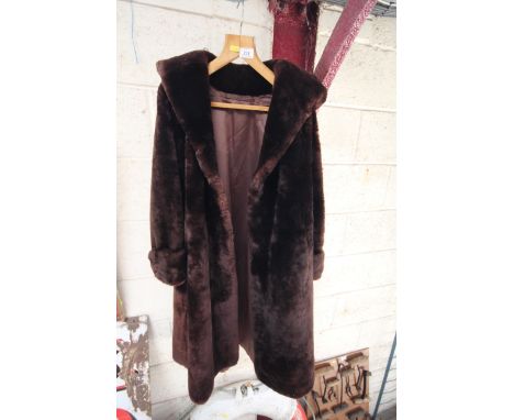 A vintage Alpine Fashion Furs ladies coat