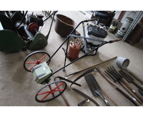 A vintage Tillwhite single drill seeder