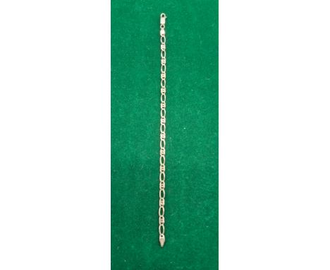 9ct yellow gold curb bracelet. [4.55grams] [19cm length] 