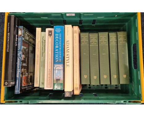 MacGibbon, David and Thomas Ross. The Castellated and Domestic Architecture of Scotland. 5 vols.  Reprint plus 8 other archit