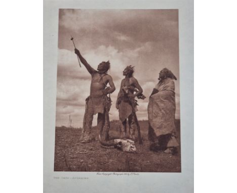 Edward Sheriff Curtis [1868-1952] [American Photographer] Collection of Photograph prints and images of Native Indians- Copyr