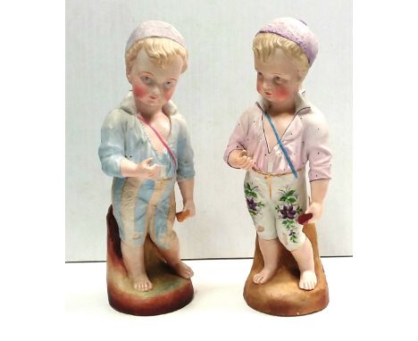 Pair of Bisque Figures