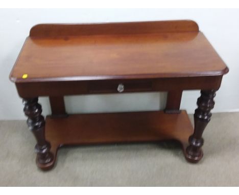 Vict Mahogany Console Table