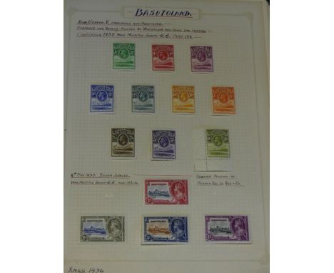 An Acme stamp album containing a good collection of mint and used African Commonwealth stamps