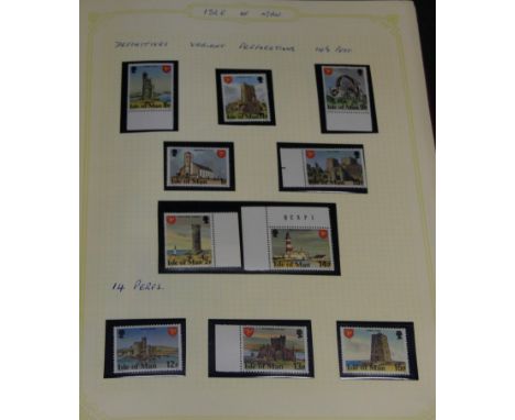A red Paragon post stamp album, containing good mint and used stampsIncluding a good selection of George V Falkland Islands s