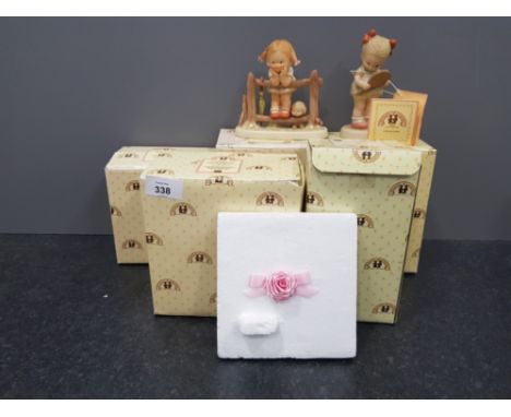 5 hummel style figures by memories of yesterday.all in original boxes. Part of the mable lucie attwell collection